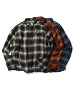 LFYT - CLASSIC OMBRE PLAID SHIRT LA230203