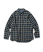 LFYT - SCRIPT LOGO PLAID FLANNEL SHIRT LA230204