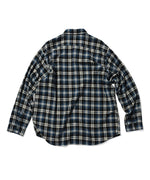 LFYT - SCRIPT LOGO PLAID FLANNEL SHIRT LA230204