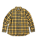 LFYT - SCRIPT LOGO PLAID FLANNEL SHIRT LA230204