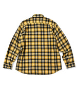 LFYT - SCRIPT LOGO PLAID FLANNEL SHIRT LA230204