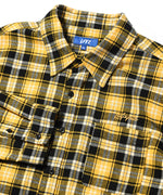 LFYT - SCRIPT LOGO PLAID FLANNEL SHIRT LA230204