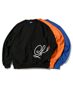 LFYT - SIDE PRINTED SCRIPT LOGO CREW SWEAT LA230702