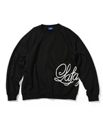 LFYT - SIDE PRINTED SCRIPT LOGO CREW SWEAT LA230702