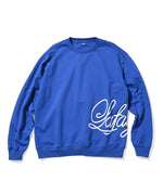 LFYT - SIDE PRINTED SCRIPT LOGO CREW SWEAT LA230702