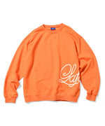 LFYT - SIDE PRINTED SCRIPT LOGO CREW SWEAT LA230702