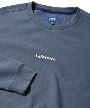 LFYT - 做舊小號標誌圓領毛衣 LA230703