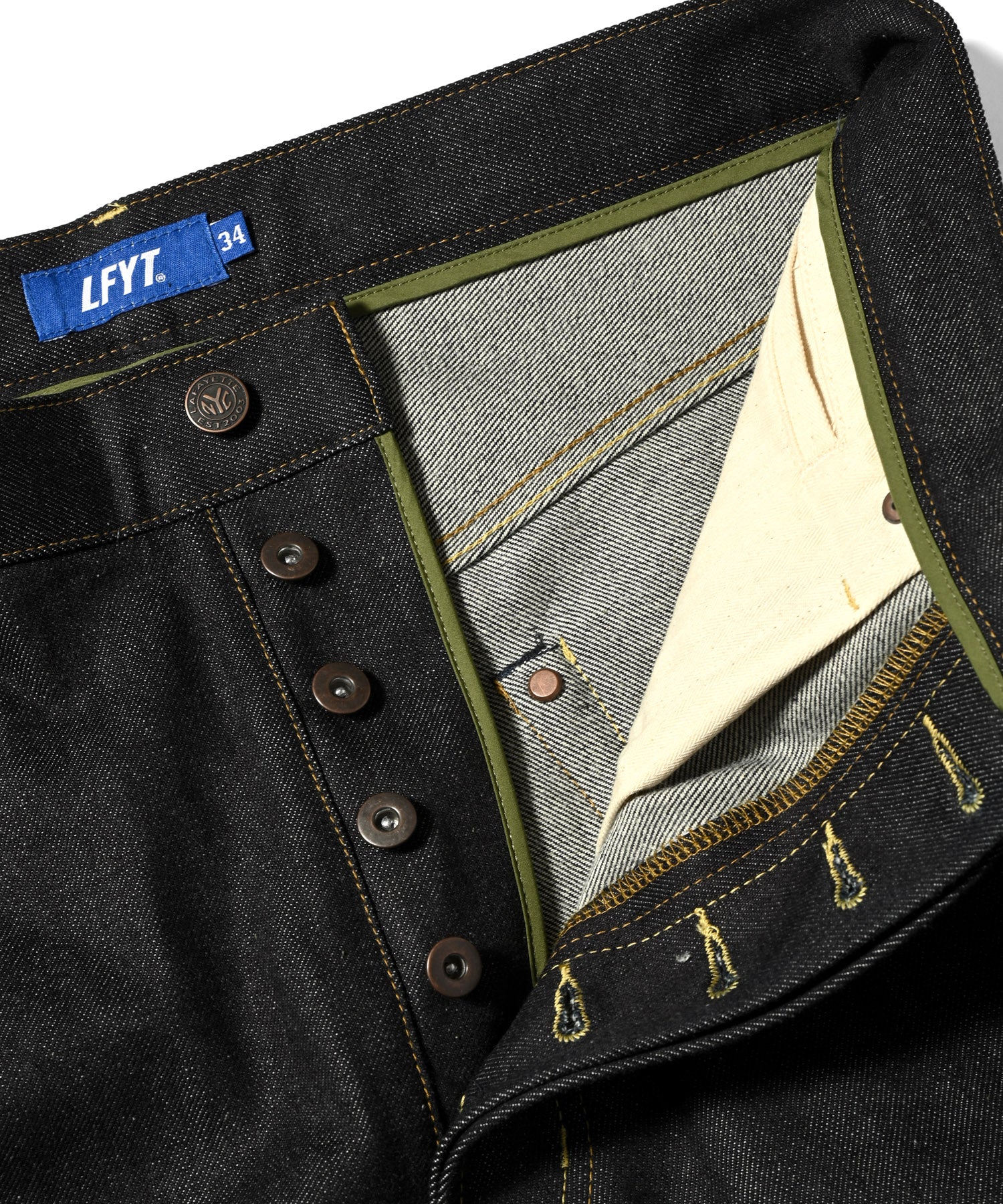 LFYT - 5 口袋寬鬆牛仔褲 LA231101