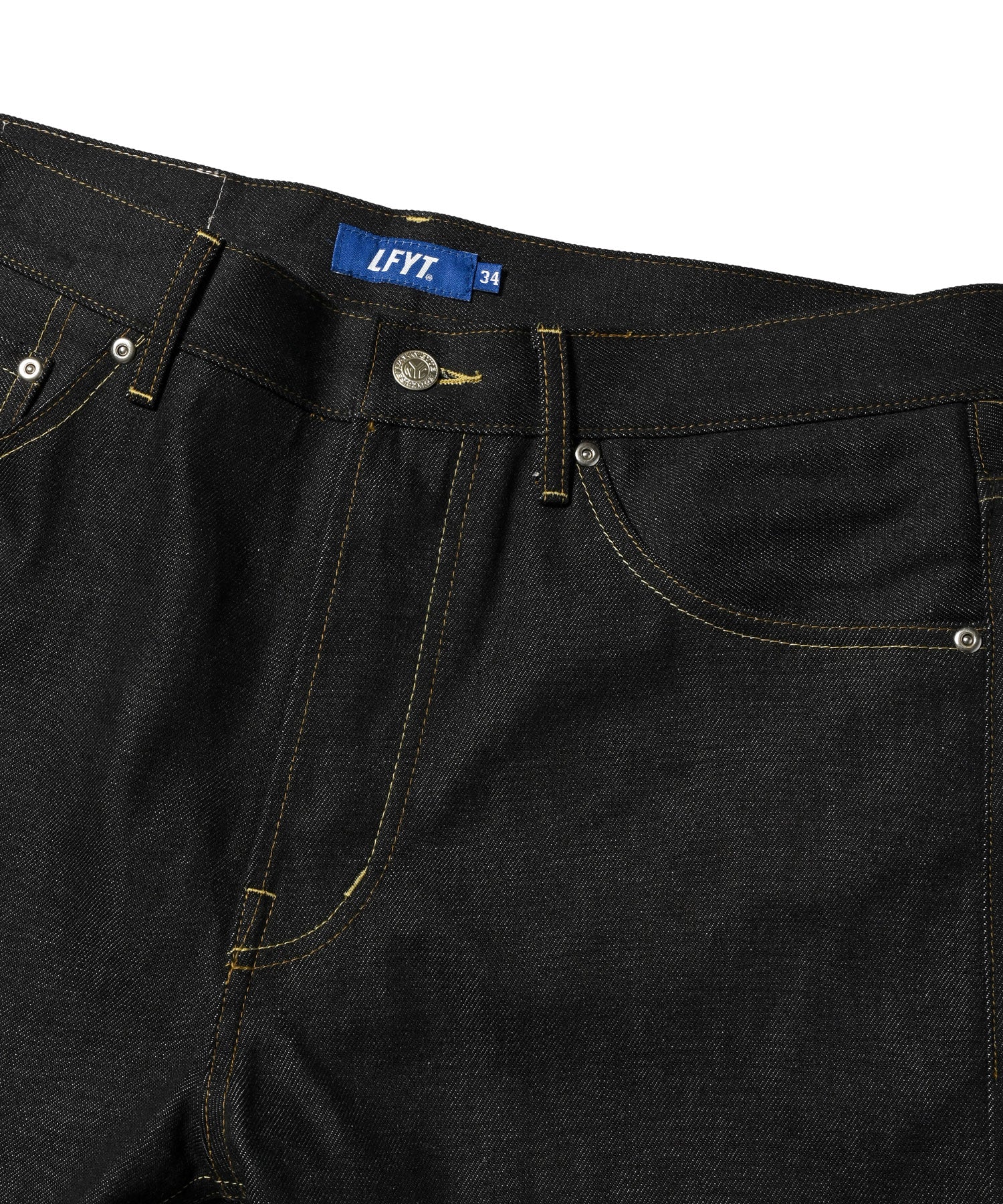 LFYT - 5 袋鑲邊牛仔褲 標準版型 LA231102