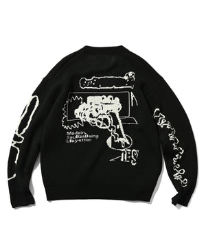 LFYT × SauRas Being - GRAPHIC SWEATER LA240402