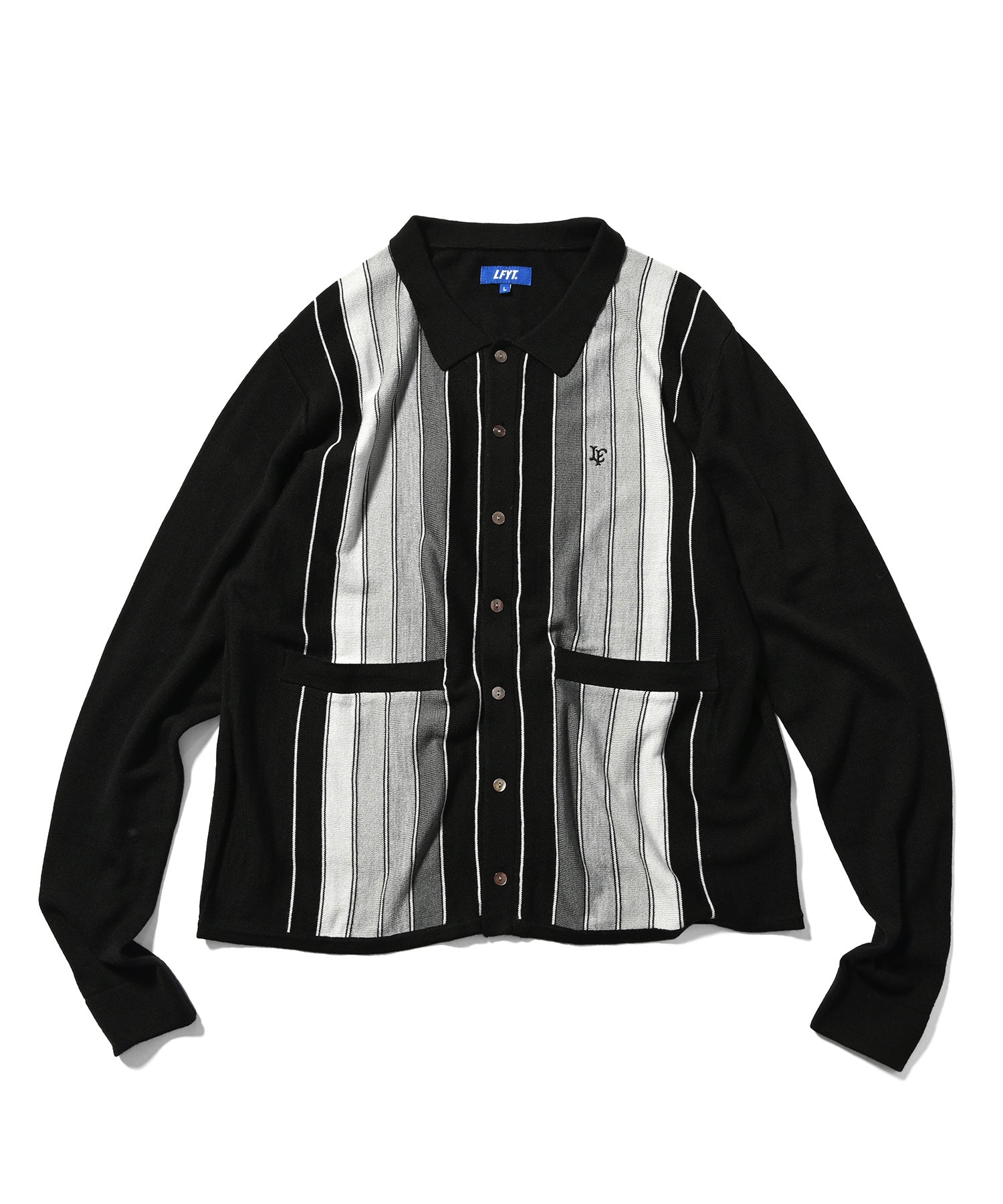 LFYT - STRIPED KNIT CARDIGAN LA240601