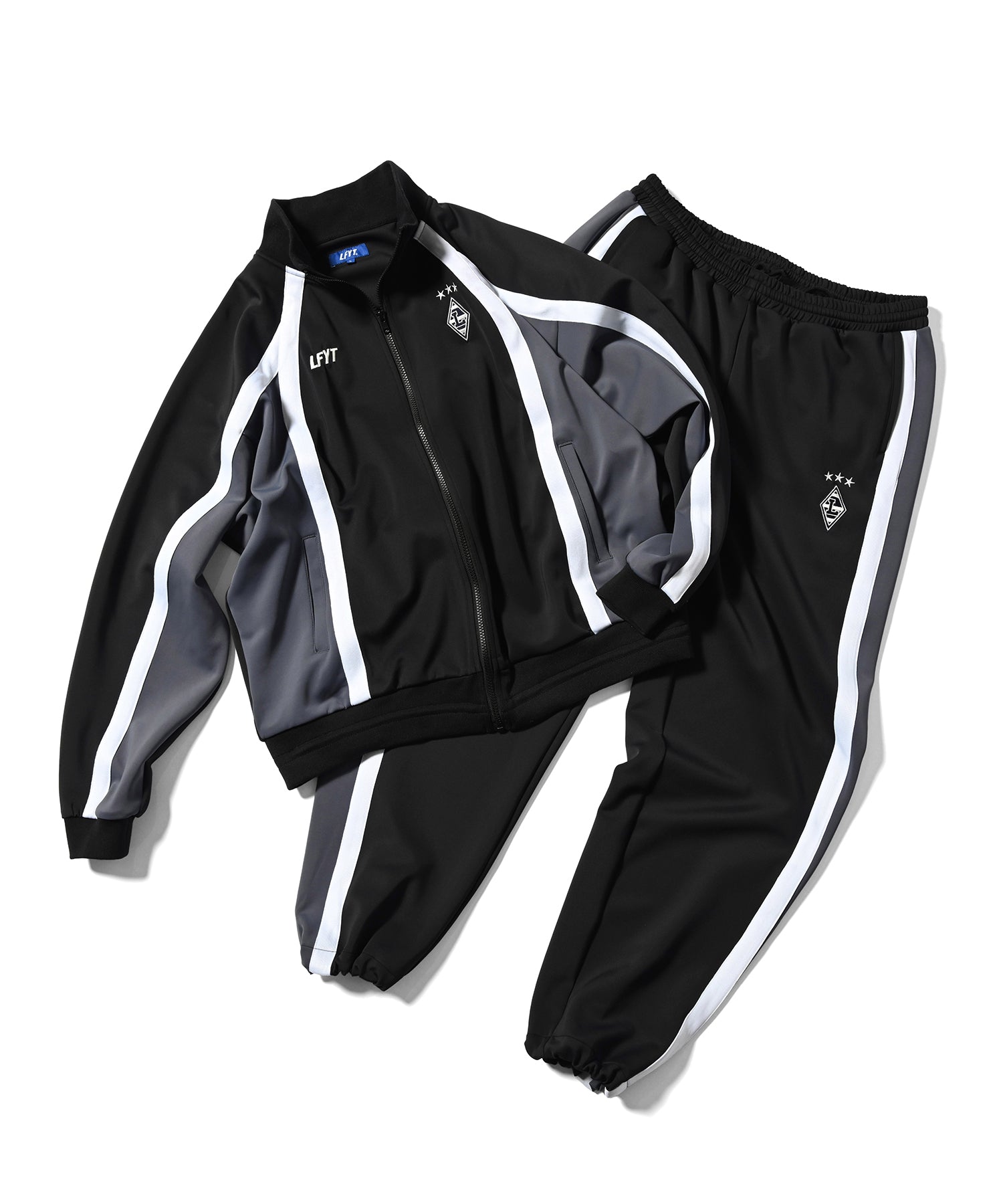 LFYT - STRIPED JERSEY TRACK JACKET LA241002