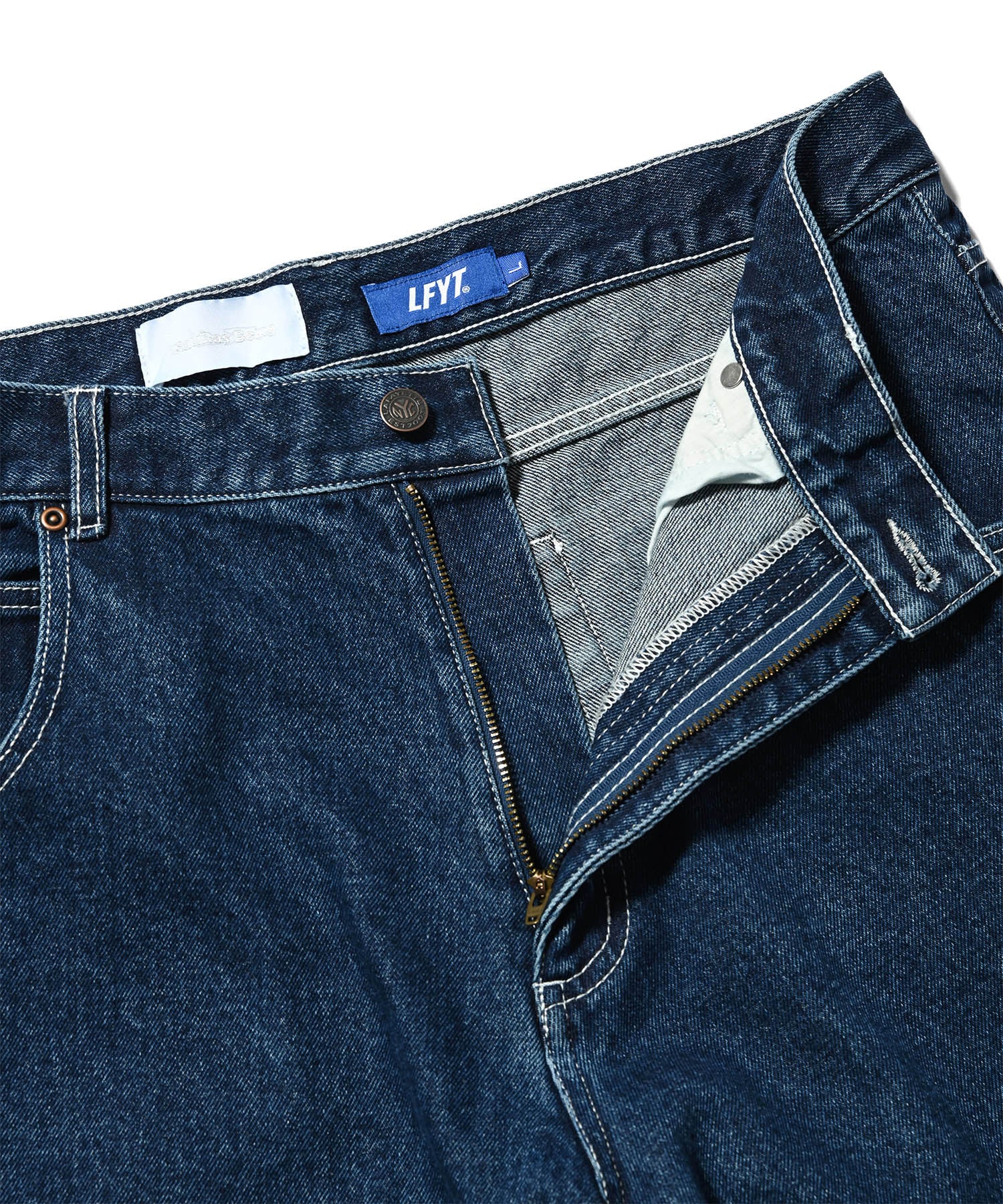 LFYT × SauRas Being - SUPER BAGGIE DENIM PANTS LA241102