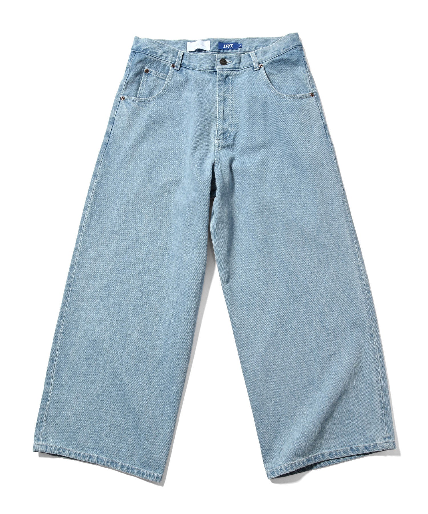 LFYT × SauRas Being - SUPER BAGGIE DENIM PANTS LA241102