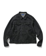 LFYT - BLACK DENIM TRUCKER JACKET LA261004