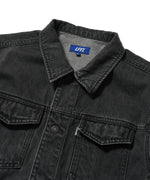 LFYT - BLACK DENIM TRUCKER JACKET LA261004