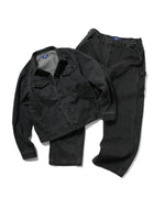 LFYT - BLACK DENIM TRUCKER JACKET LA261004