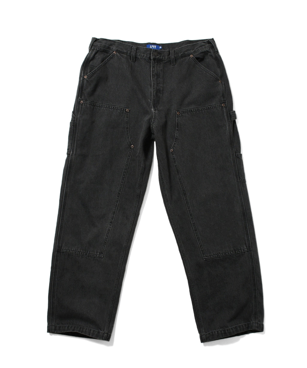 LFYT - BLACK DENIM PAINTER PANTS LA261102