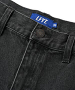 LFYT - BLACK DENIM PAINTER PANTS LA261102