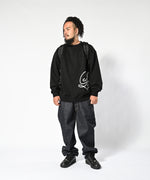 LFYT - SIDE PRINTED SCRIPT LOGO CREW SWEAT LA230702