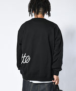 LFYT - SIDE PRINTED SCRIPT LOGO CREW SWEAT LA230702