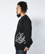 LFYT - SIDE PRINTED SCRIPT LOGO CREW SWEAT LA230702