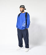 LFYT - SIDE PRINTED SCRIPT LOGO CREW SWEAT LA230702