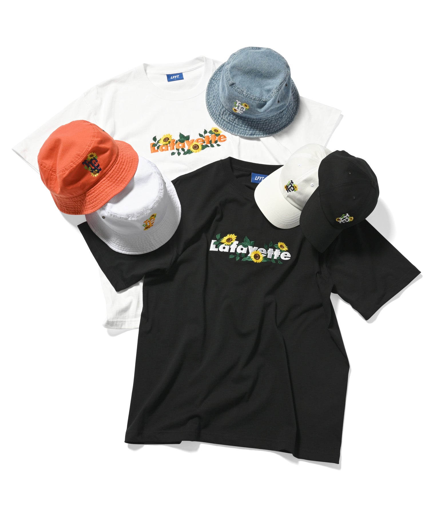 LFYT SUNFLOWER LF LOGO BUCKET HAT "directed by YUUMI" LE231404