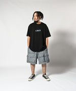 LFYT × LAKH - RECYCLED DENIM FUNCTIONAL TEN POCKETS CARGO SHORTS "REVERSE" SH-FTPC-LFYT BLUE