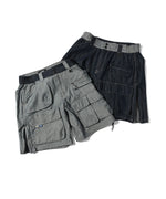 LFYT × LAKH - RECYCLED DENIM FUNCTIONAL TEN POCKETS CARGO SHORTS "REGULAR" SH-FTPC-LFYT NAVY