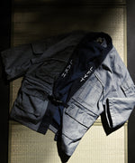 LFYT × LAKH - RECYCLED DENIM FUNCTIONAL KIMONO "REVERSE" PLK-LFYT BLUE