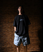 LFYT × LAKH - RECYCLED DENIM FUNCTIONAL TEN POCKETS CARGO SHORTS "REVERSE" SH-FTPC-LFYT BLUE