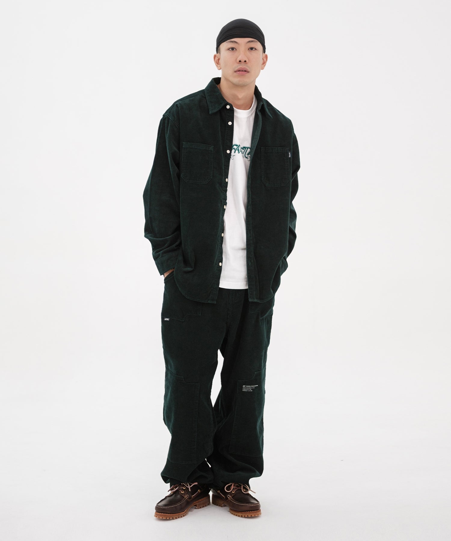 LFYT - DOUBLE KNEE CORDUROY PANTS LA251203