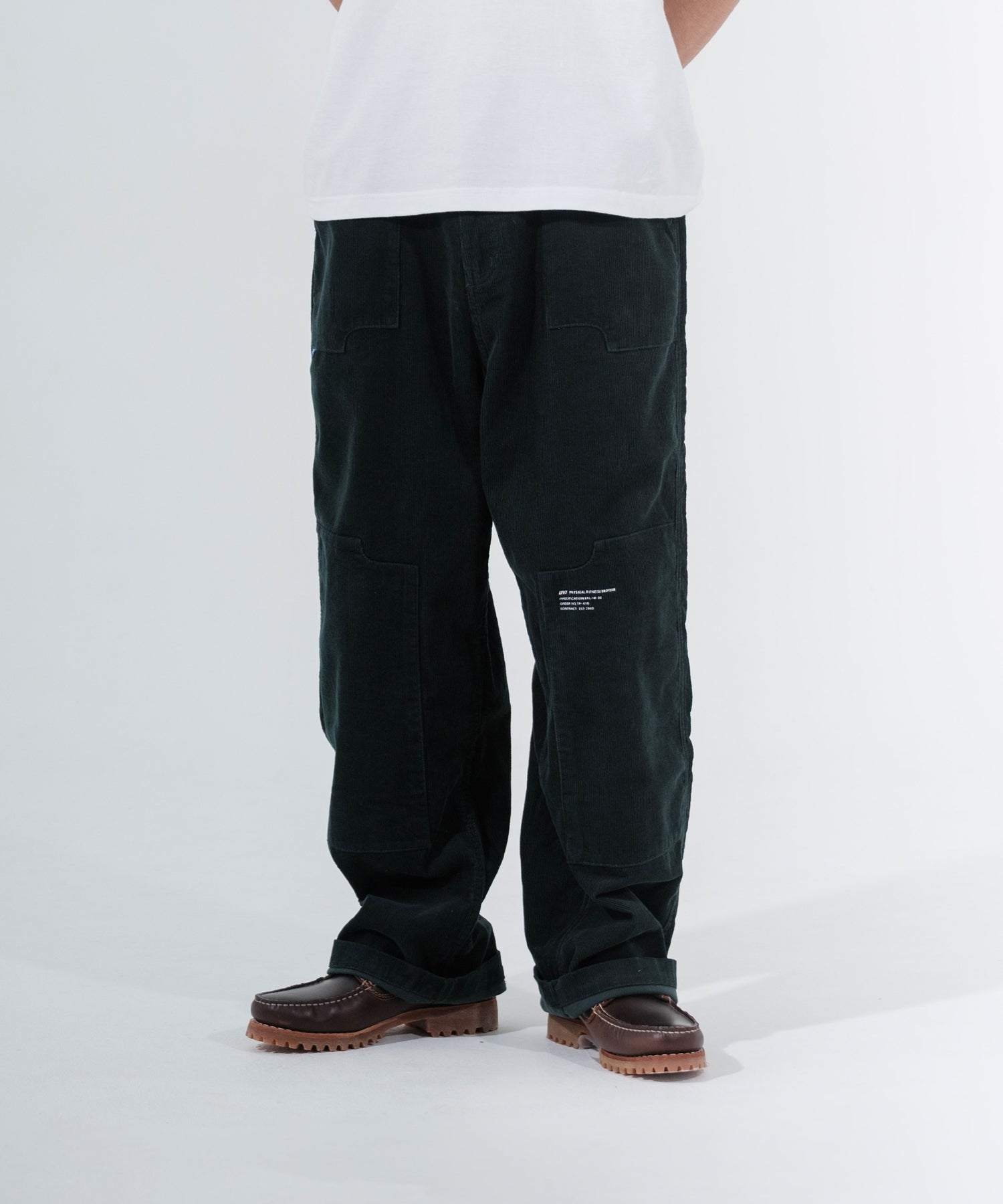 LFYT - DOUBLE KNEE CORDUROY PANTS LA251203