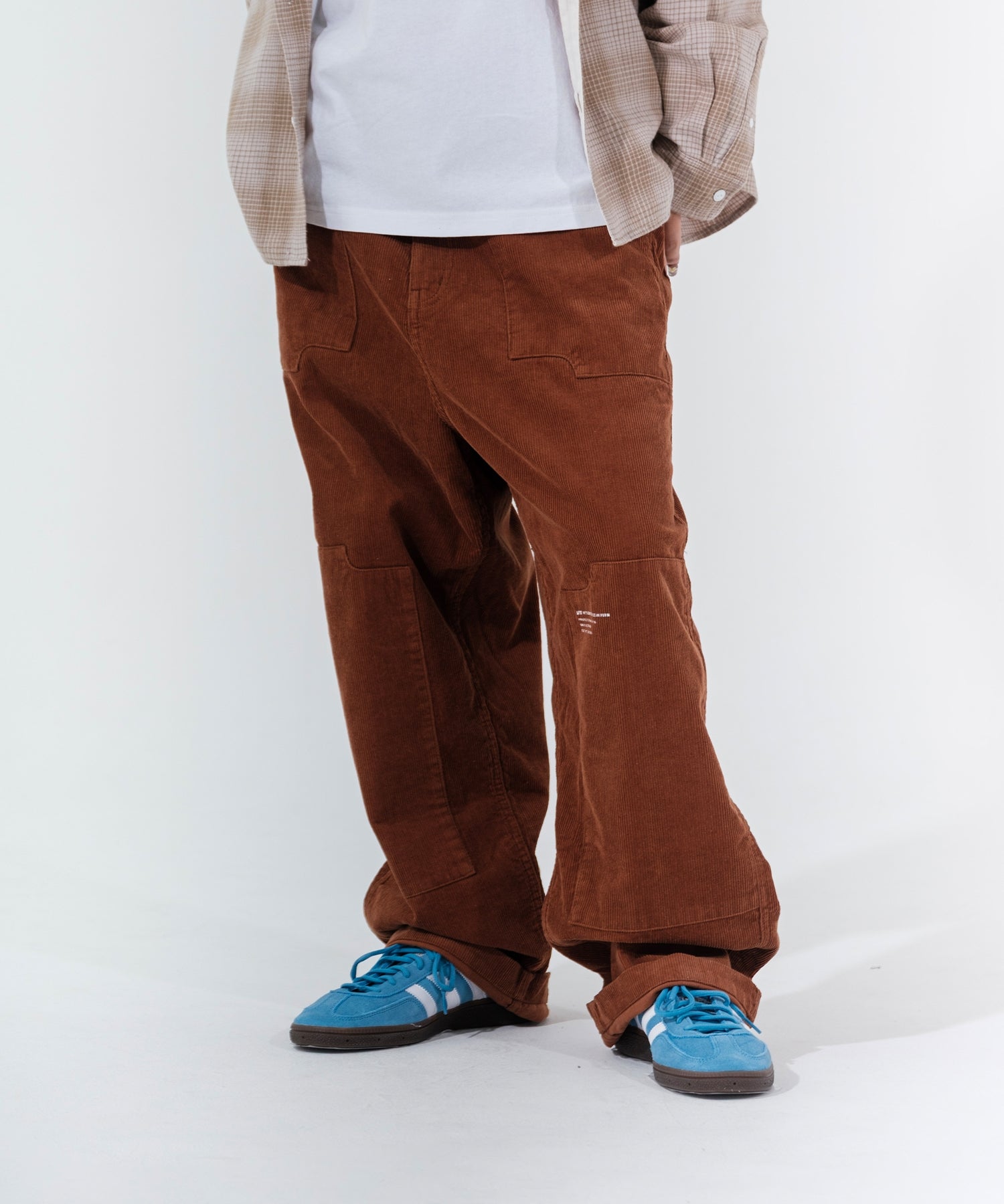 LFYT - DOUBLE KNEE CORDUROY PANTS LA251203