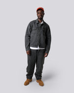 LFYT - BLACK DENIM TRUCKER JACKET LA261004
