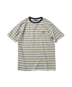 LFYT SCRIPT LOGO MULTI STRIPED TEE LS230122