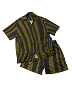 LFYT DISTORTED STRIPE S/S SHIRT LS230207