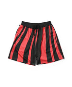 LFYT DISTORTED STRIPE MESH SHORTS LS231306