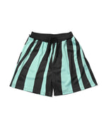 LFYT DISTORTED STRIPE MESH SHORTS LS231306