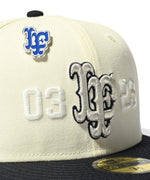 LFYT x NEW ERA LF LOGO 59FIFTY 20 週年紀念 LS231405 自然色×海軍藍