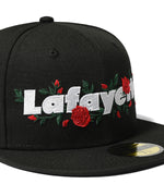 LFYT x NEW ERA Lafayette ROSE LOGO 59FIFTY LS231409 BLACK