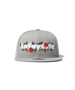 LFYT x NEW ERA Lafayette ROSE LOGO 59FIFTY LS231409 GRAY