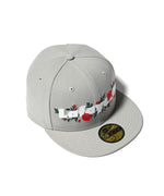 LFYT x NEW ERA Lafayette ROSE LOGO 59FIFTY LS231409 GRAY