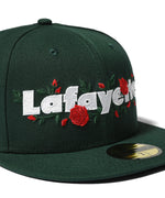 LFYT x NEW ERA Lafayette ROSE LOGO 59FIFTY LS231409 GREEN