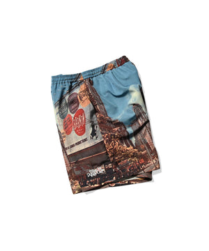 LFYT - OLD NEW YORK SHORTS -70s TIMES SQUARE - LS241303