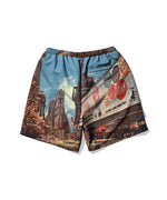 LFYT - OLD NEW YORK SHORTS -70s TIMES SQUARE - LS241303