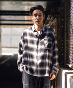 LFYT - CLASSIC OMBRE PLAID SHIRT LA230203