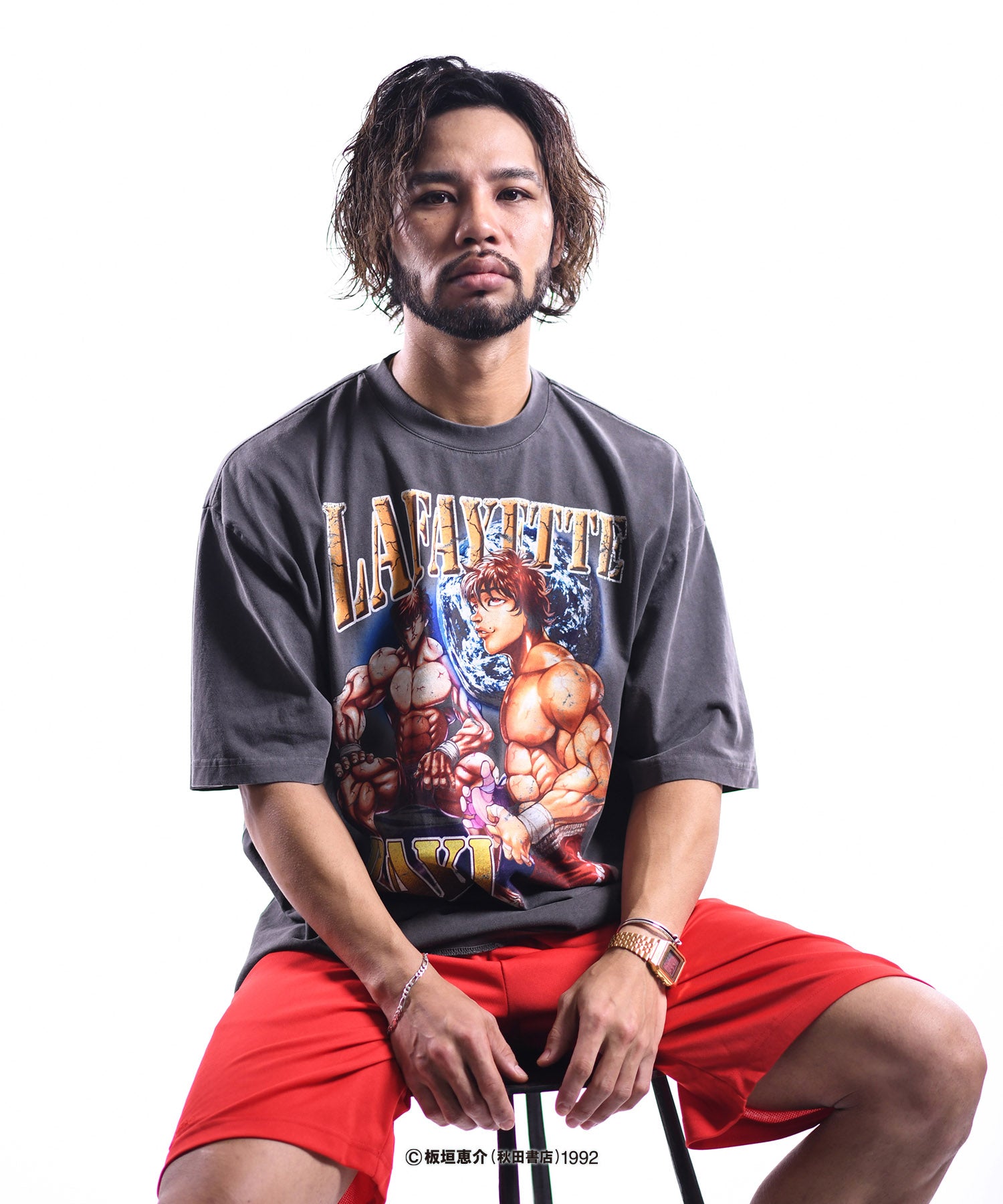 LFYT × Grappler Baki HANMA BAKI TEE LE230154