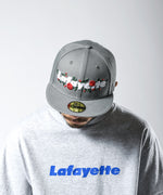 LFYT x NEW ERA Lafayette ROSE LOGO 59FIFTY LS231409 GRAY